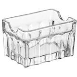 GIBRALTAR SUGAR HOLDER 3-1/2" 2-1/8"h GLASS 24ea/cs