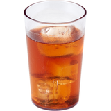 Reusable drinkware, tumbler 9-4/5 oz colorware san textured clear 72ea/cs for reliable daily service, Cambro 950P152