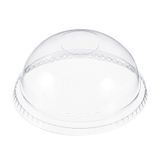 LID DOME 3-1/2-20oz NO HOLE PET PLASTIC CLEAR 1000/cs