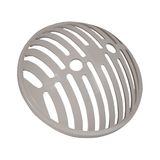 Allpoints 117-1433 Floor Sink Strainer, 2-11/16" D x 7" OD, dome, anti-splash, plastic, gray