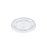 LID W/ STRAW SLOT 4"dia PET CLEAR F/ 12-26oz 1000/cs