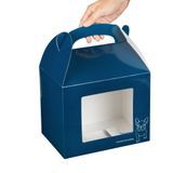 GABLE/ LUNCH BOX w/ WINDOW 10x7x8" PAPER FRENCHIE 100/cs