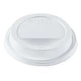 LID DOME F/ 12-24oz HOT CUP HIPS PLASTIC WHITE 1200/cs