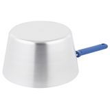 5.5-quart wear-ever tapered saucepan in natural finish with cool handle rubber grip sleeve, Vollrath 434512