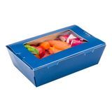 TAKEOUT 21oz 6-1/4x4" HINGE PAPER MIDNIGHT BLUE 200/cs