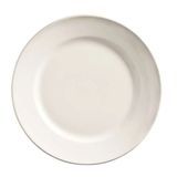 PORCELANA PLATE 7-1/8"dia RE WIDE RIM BRIGHT WHITE 36ea/cs