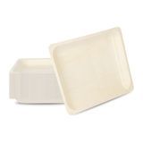 PLATE 10-1/2x8-1/2x3/4" RECT WOOD NATURAL 200/cs
