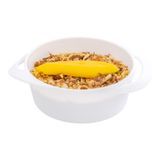 MINI INFINITY POT 3oz 1-1/4"h POLYSTYRENE WHITE 100/cs