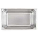 Fourth-size 4-inch-deep Super Pan V stainless steel steam table pan, Vollrath 30442