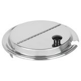 8 -inch stainless steel hinged cover with Kool-Touch handle, Vollrath 47488