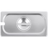 Third-size Super Pan V slotted stainless steel cover, Vollrath 75230