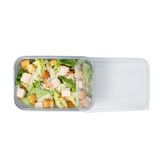 TAKEOUT CONTAINER/ LID 22oz MW 6-3/4x4-1/2" PP SILVER 100/cs