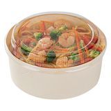 LID F/ SM POPLAR 6-3/4x6-1/4" PET CLEAR 100/cs