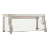 Eagle ASH2 Sneeze Guard, tilt/adjustable, 15-1/2"H, clear polycarbonate, for 36" long Directors Choice cafeteria serving units