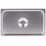 Full-size super pan v solid stainless steel cover, Vollrath 77250