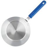 4.5-quart wear-ever tapered saucepan with natural finish and cool handle rubber grip sleeve, Vollrath 434412