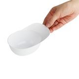 BASEBALL HELMET ICE CREAM BOWL 8oz 2-1/2"h PLASTIC WHT 10/cs