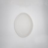 Steelite A910P236L Chena Oval Platter, 10" length, 7-1/2" width, matte white, 12 ea/cs