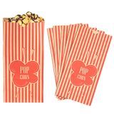 POPCORN BAG 4-1/4x2-1/4x9-1/2" 1oz PAPER RED & KRAFT 100/cs