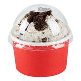 DOME LID F/ TOGO CUP 3oz 3"dia PET CLEAR 50/cs