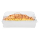 SUSHI CONTAINER 5-1/2x2-3/4" RECT MED PAPER WHITE 100/cs