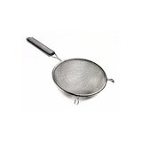 STRAINER 10-1/4"dia BOWL DBLE MEDIUM MESH S/S PLASTIC HANDLE