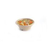 BOWL 8oz ROUND PULP NO PFAS 5"dia 2"h CMPST NATRL 1000/cs