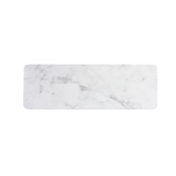 Elite Global Solutions M186RCM-C Sierra Melamine Serving Board, 18"L x 6"W x 1/2"H, rectangular, faux carrara marble look, BPA free