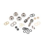 T&S Brass B-20K Parts Kit, for B-1100, includes: (1) right & (1) left hand spindle, (4) seat washer screw, (6) bonnet washer, (2) bonnet washer -