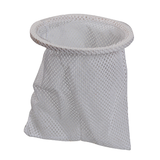Allpoints 102-1137 Floor Drain Strainer, 9" L, for 6" drain, white perforated nylon bag with white p