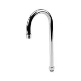 Allpoints 113-1127 Spout, gooseneck, swivel, 12" spread, stainless steel, lead free