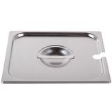 Half-size Super Pan V slotted stainless steel cover, Vollrath 75220