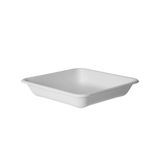TAKEOUT BASE 8"sq 1-2/5"h SUGARCANE COMPST WHT 200/cs