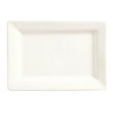 SLATE PLATE 8x5-5/8" RECT ULTRA BRIGHT WHITE 24ea/cs