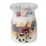 YOGURT CUP HAPPY COW & LID 4oz 2-1/4"dia POLYPRO CLEAR 100/cs