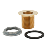 Allpoints 56-1210 Heavy Cast Drain Assembly, 1" NPS drain size, 2" flange, 1-1/2" L, includes: lock