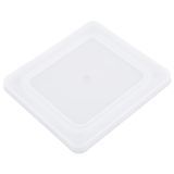 Third-size Super Pan V flexible steam table hotel pan lid in white, Vollrath 52434