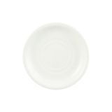 PORCELANA SAUCER 6"dia NR DOUBLE WELL BRIGHT WHITE 36/cs