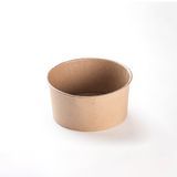 TAKEOUT FOOD CONTAINER 26oz 6" RND PAPER KRAFT LOW 500/cs