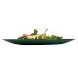 PLATE 9"dia 3/4"h MODERNA PLASTIC GREEN 40/cs