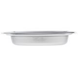 Half-size 2.5" deep super pan stainless steel super shapes kidney-style wild pan, Vollrath 3102120