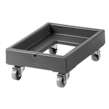 Cambro CD100110 Camdolly, 28-5/8"L x 19-5/8"W x 10-1/2"H (exterior dimensions), load capacity 300 lbs., 5" casters (2 fixed, 2 swivel, 1 with
