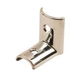 Allpoints 141-1107 Stall Bracket, 1-5/8" x 1-5/8", for 1-1/4" partitions, chrome plated, zinc die ca