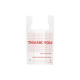 THANK YOU BAG 1/6 12mic HDPE 11-1/2x6-1/2x21" WHITE 1000/cs