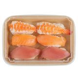 LID F/ 8oz SUSHI CONTAINER PET CLEAR 50/cs