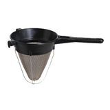 STRAINER BOUILLON 8" W/GUARD EXOGLASS S/S MESH CHINOIS