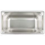 Third-size 6" deep super pan 3 stainless steel steam table pan, Vollrath 90362