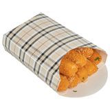 FRY CUP 4oz 4-3/4x3-1/2x5" PAPER PLAID 100/cs