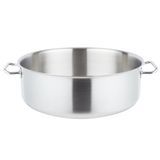 18-quart Intrigue stainless steel brazier with natural finish, Vollrath 47761