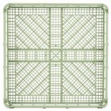 FLATWARE RACK FULL SIZE LIGHT GREEN 6/CS